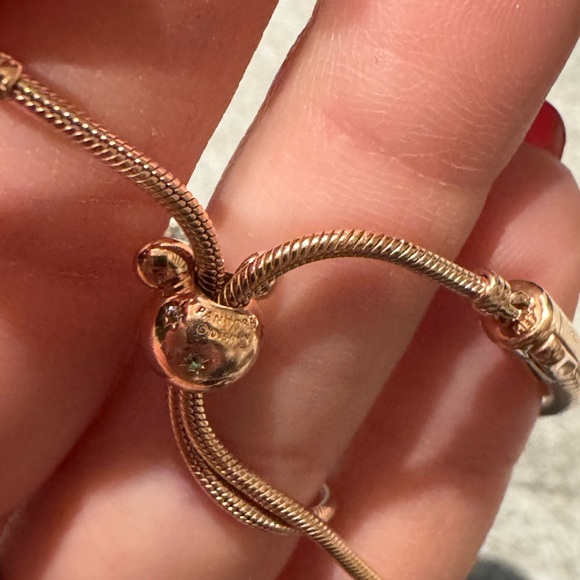 Pandora Disney Parks Exclusive slide bracelet in pandora rose gold. - Picture 9 of 12